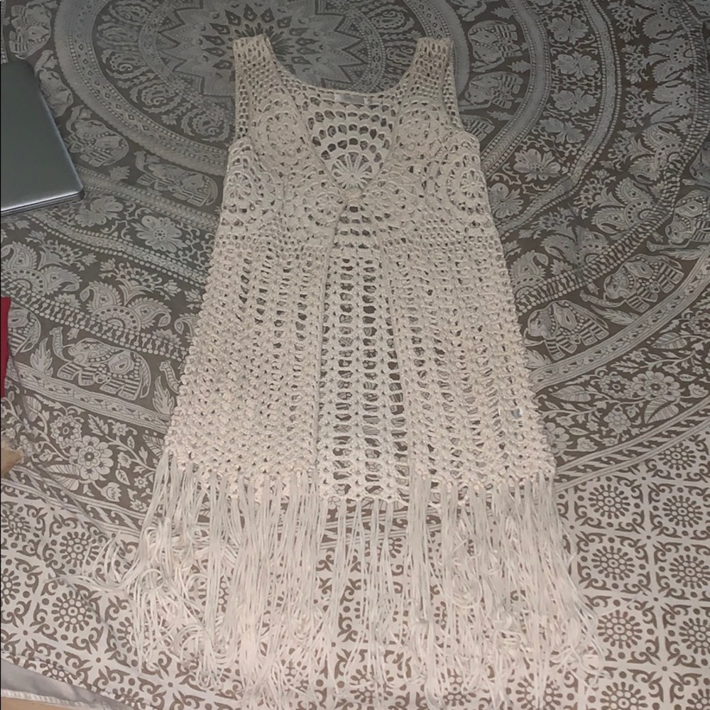 LF Cream Croquet sleeveless cardigan S